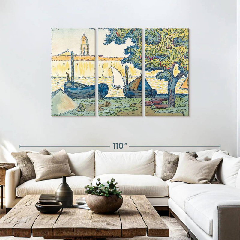 Mehar Saint-Tropez Le Port de Saint-Tropez, H 48 po x l 74 po