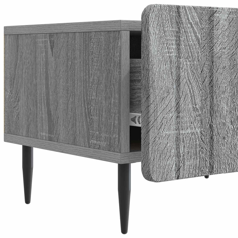 Unfinished TV Stand, Grey Sonoma, 32cm H x 147cm L x 34.5cm W