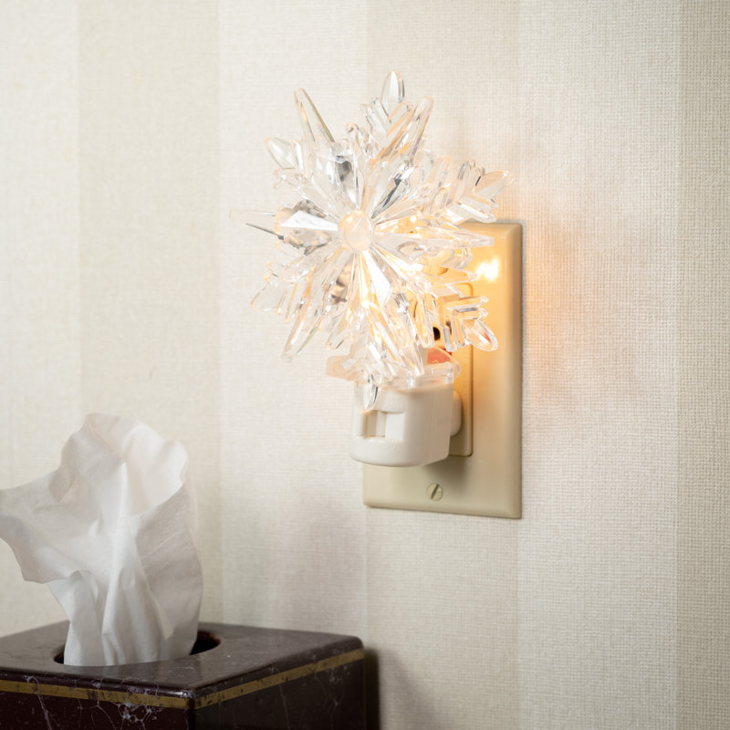 Veilleuse flocon de neige complexe