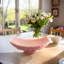Plateau décoratif décoratif pour la maison - Plateau décoratif parfait pour repose-pieds ou table basse - Cuisine polyvalente, bibelot ou plateau à bijoux - 17 po, rouge