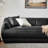 Mid-Century High-End Black Modern Sofa