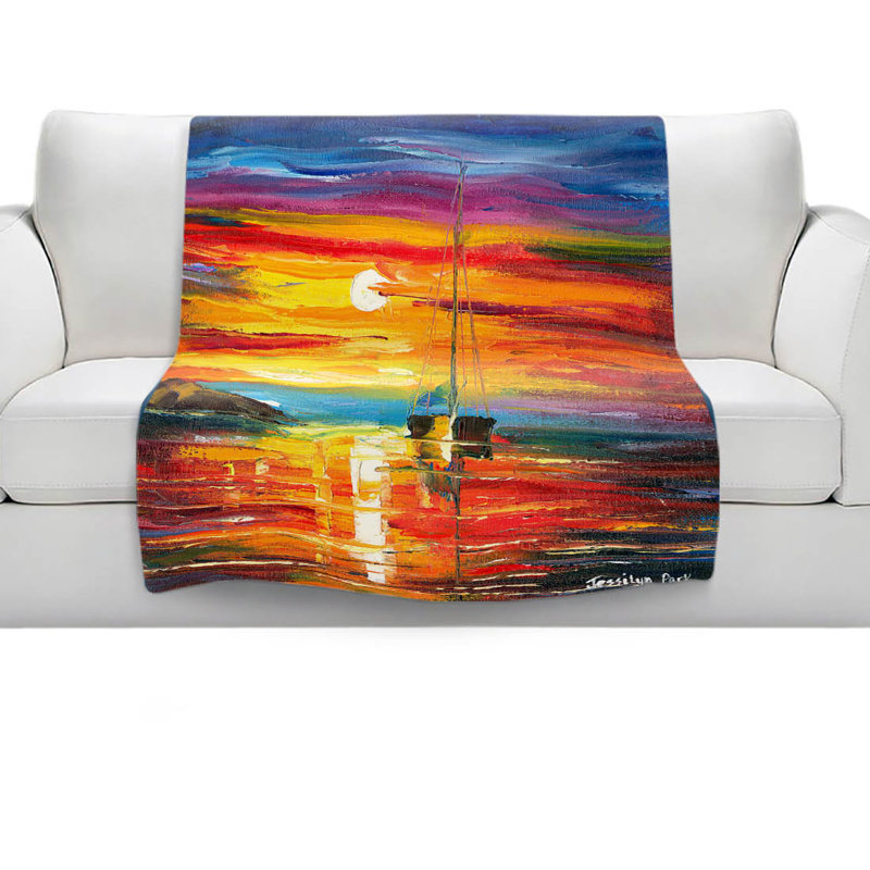 Couverture sherpa doux playa del sol, l 68 po x L 80 po