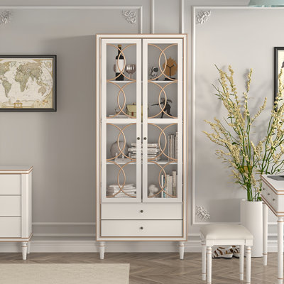 American-style Light Luxury Design Display Cabinet