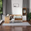 104.9" Multi-Functional Storage Bed Platform Bed with Desk & Wardrobe - Full Size-654255608