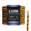 2Core Twisted Vintage Coloured 0.75Mm Braided Fabric Flexible Electrical UK Lighting Wire Cable-1322850732