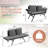 Rattan Outdoor Convertible Loveseat-1149102583