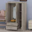 Armoire à 3 portes avec tiroirs de rangement intégrés