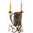 Thierry Iron Candle Wall Light
