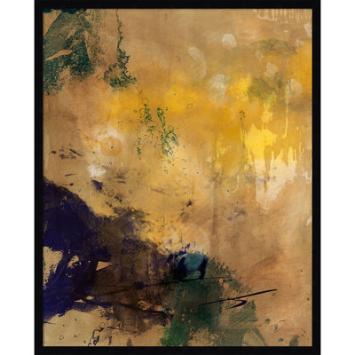 Amber Haze II by Flagler Wood Framed Wall Art Print