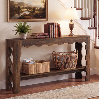 Meuble télé 63 po Farmhouse Wavy Design