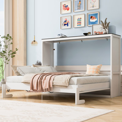 Lit escamotable, peut être plié dans une armoire, armoire de lit murale cachée