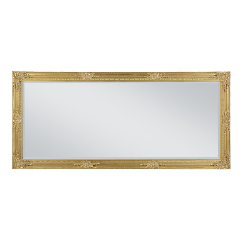 Madeleine Carved Classic Accent Mirror, Gold, 74cm W x 163cm W