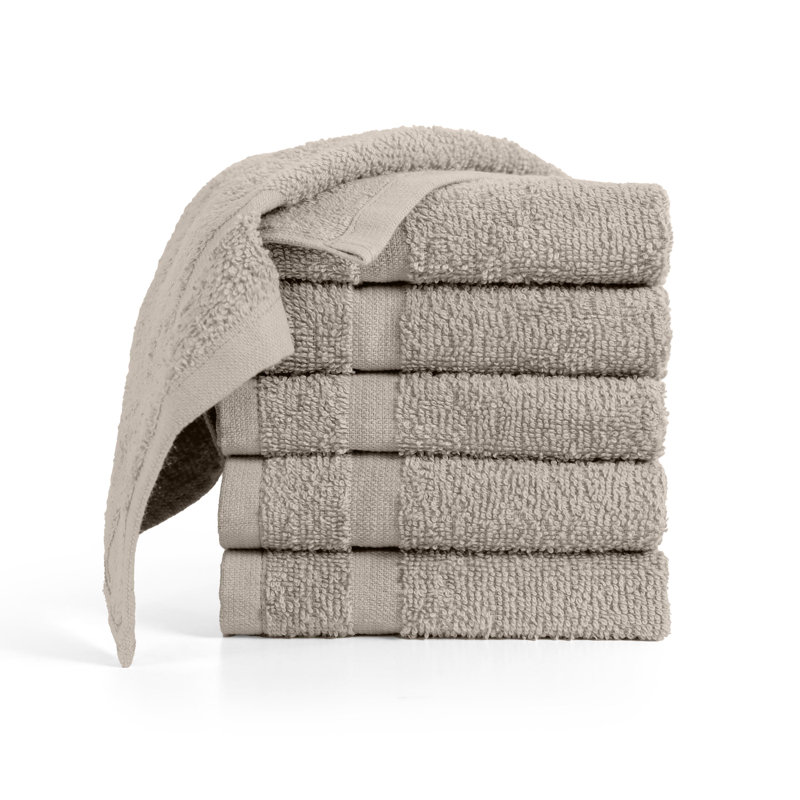 Martex The Everyday Beige Washcloth Set, Beige
