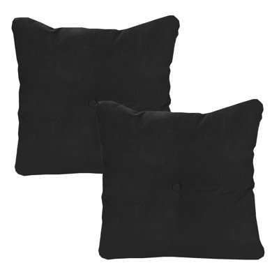 24" x 24" Outdoor Chair Back Cushion with Button (Set of 2)