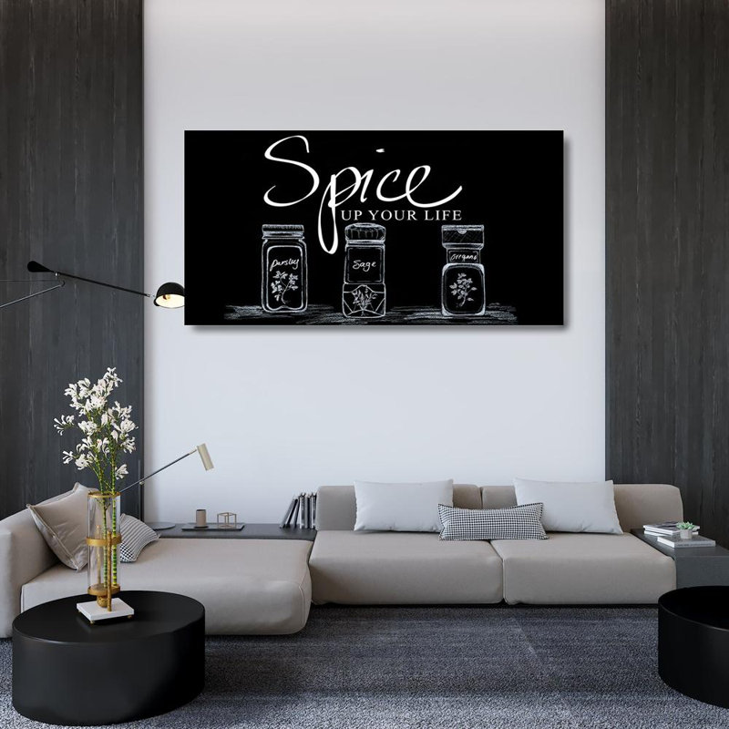 Art sur toile tendue Lark Manor ™ Ritter, Gina Gallery: Spice Up Your Life, H 27 po x l 48 po
