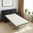 57" Wide Convertible 3-In-1 Pull Out Twin Size Sofa Bed Sleeper Futon with Mattress-2034677641