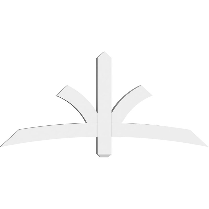 Support pour pignon Davenport, H 27,5 po x l 60 po (pas: 11/12), P 4 po x F 4 po, PVC