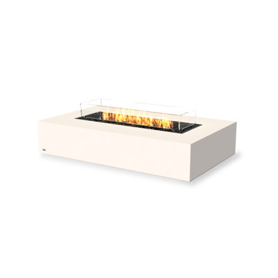 Rectangle Stone Fire Pit with Lid