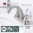 Centerset 2-handle Bathroom Faucet with Drain Assembly-73375925