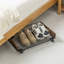Metal and Solid Wood Underbed Storage