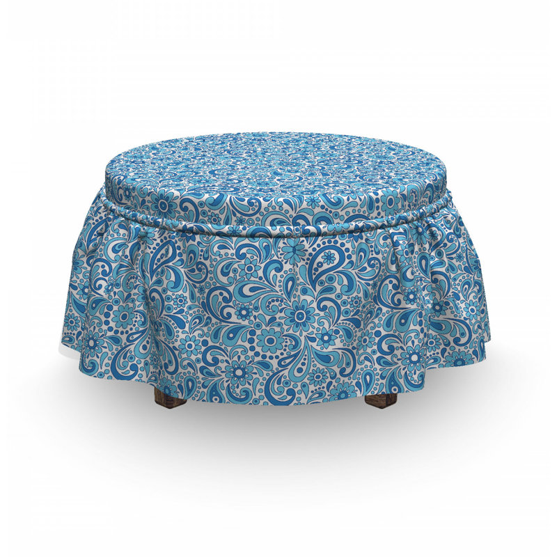 Housse pour repose-pieds repose-pieds shabby
