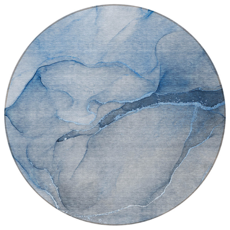 Tapis d'intérieur rond 8 po