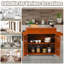 Îlot de cuisine Clemmie-2125024267