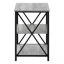 Table d'appoint, côté, bout, table de chevet, lampe, stratifié, métal, contemporain, moderne-328773497-328773498