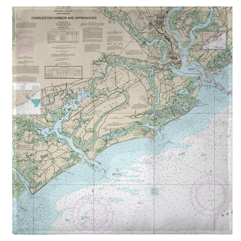 Serviette de main Ruislip Charleston Harbor andappraches