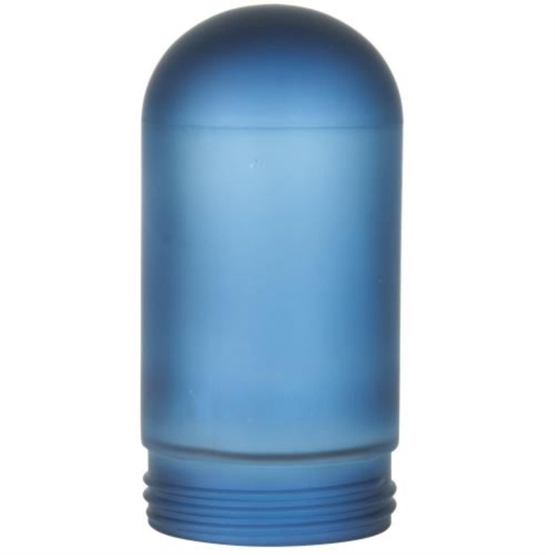 Abat-jour mural en verre 6,67 po H, Bleu