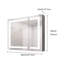 36X30 Inch Led Medicine Cabinet For Bathroom - Fog Double Door Copious Storage Space Adjustable Brightness & Colour Temp Touch Control Mirror With Feature, Doors, 3000K 6000K , 4+ Drawers, Recessed