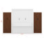 Lit escamotable Murphy avec placard, tiroirs et table-113054129