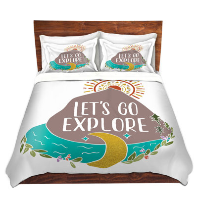 DiaNoche Duvet Cover Sets Microfiber by Pom Graphic Design - Lets Go Explore