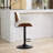 Swivel Leather Barstools With Adjustable Hight-449373652