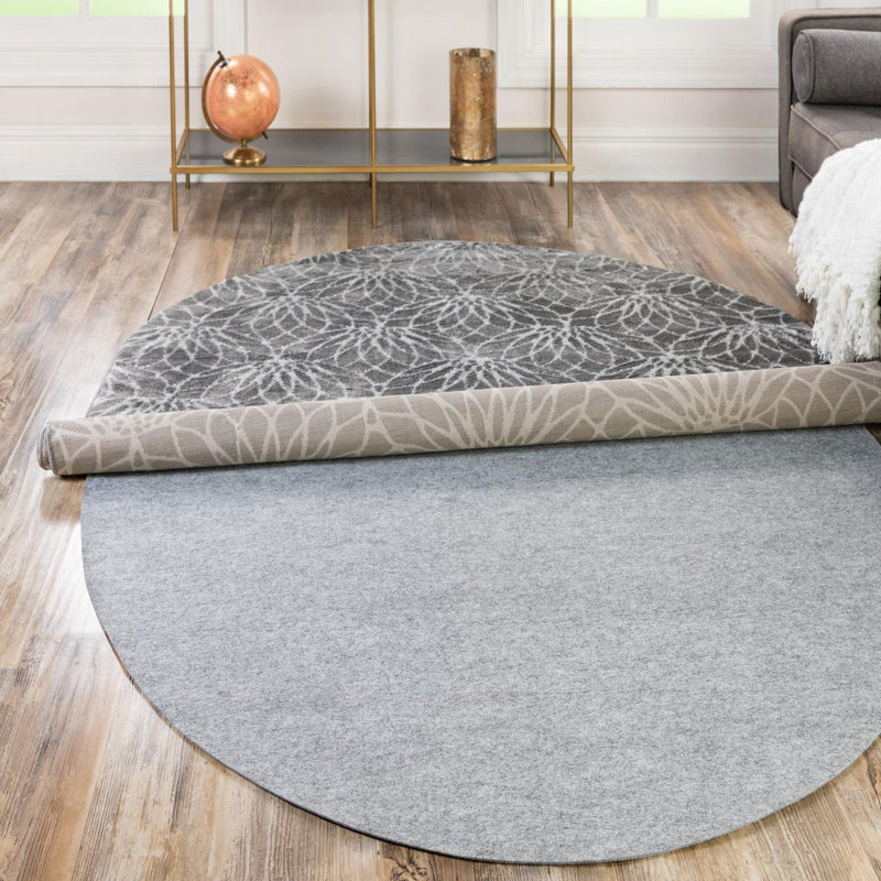 Sous-tapis Hokku Designs Timora, Ovale 4 pi 11 po x 7 pi 10 po
