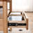 Modern simple oval solid wood coffee table-107540784