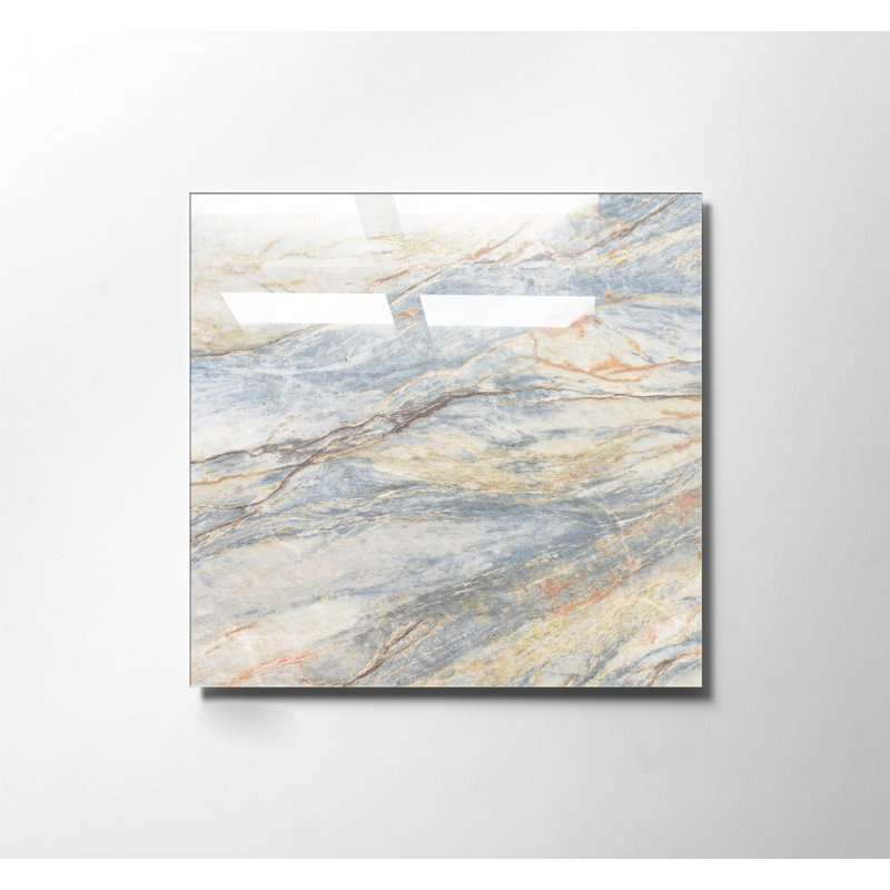 Elegant Decorative Tempered Glass Painting, 15.7 x 15.7 inches | 100% Tempered Glass, Thickness: 0.16 inches | Perfect for Home Decor, Modern Aesthetic, and Unique Wall Art Display