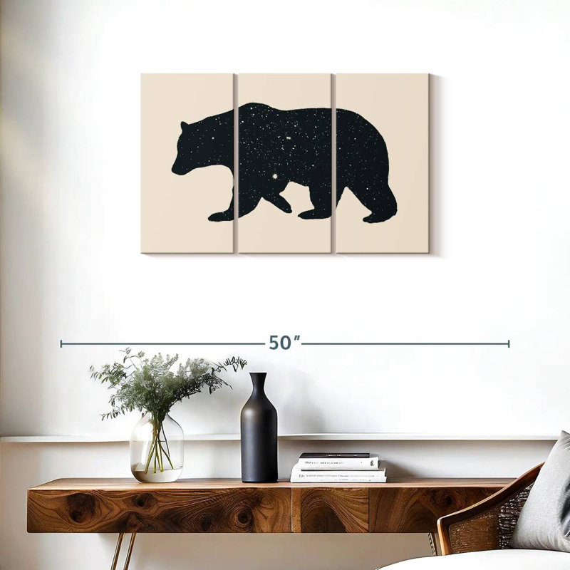 Bar Bear, 20" H x 33" W