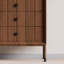 Armoire d'entrée Mid-Century moderne