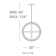 Kinetic 1 - Light Titanium LED Single Pendant