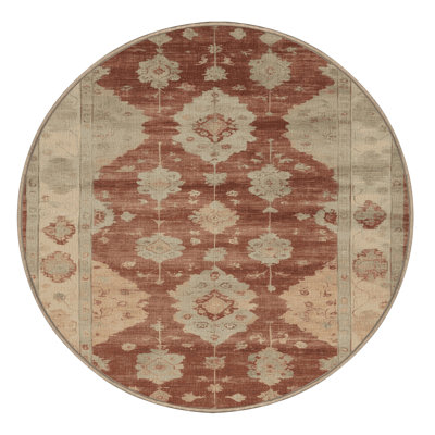 Machine Washable Overdyed Brown Area Rug