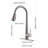Single Handle Stainlesaucet With Pull Down Sprayer-117581144