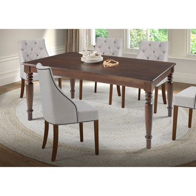 Caydn Pine Solid Wood Dining Table
