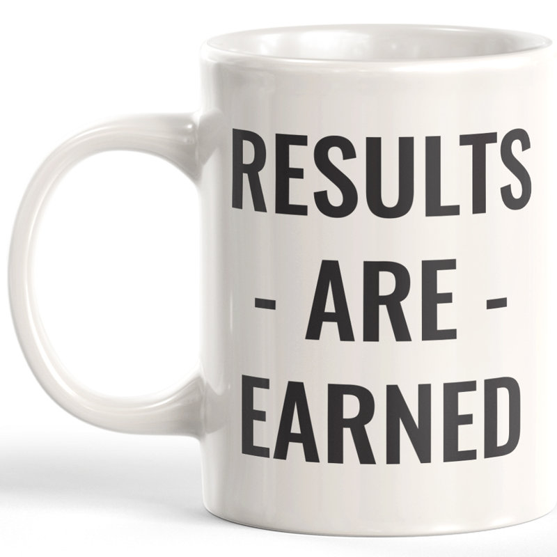Grande tasse à café « results » Ellie-Rae, 11 oz, Céramique