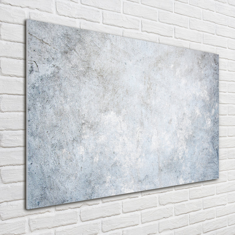 Concrete Background - No Frame Print on Glass