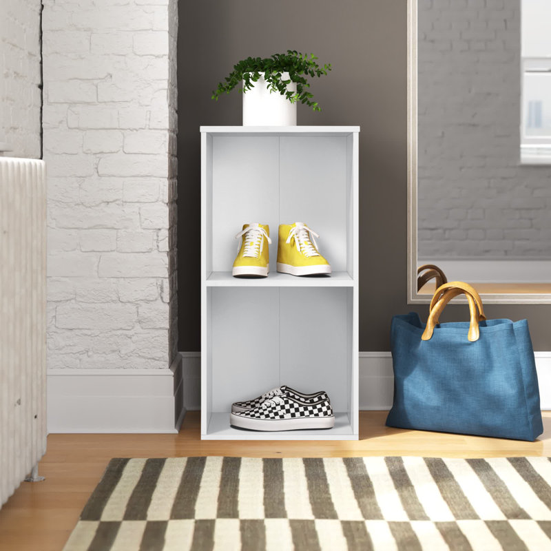 Owsley 2 Pair Shoe Rack, White