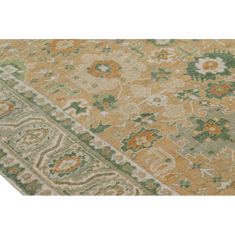 Wool Camouflage Area Rug