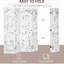 Paravent pliable à 4 panneaux, cloison blanche de séparation pour salon, chambre, bureau, maison