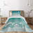 Dolphins Coastal Polyester Coverlet-41891970