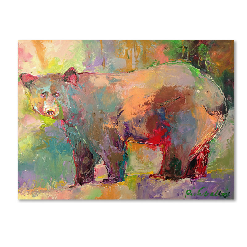 «Aleksa Art Bear» par Richard Wallich - reproduction, H 35 po x l 47 po